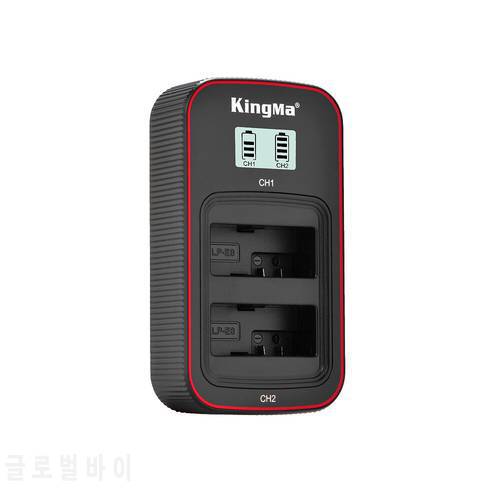 KingMa LP-E8 Battery LCD USB Charger for Canon EOS 700D 650D 600D 550D Rebel T2i T3i T5i KISS X7i X6i X4 X5 Camera
