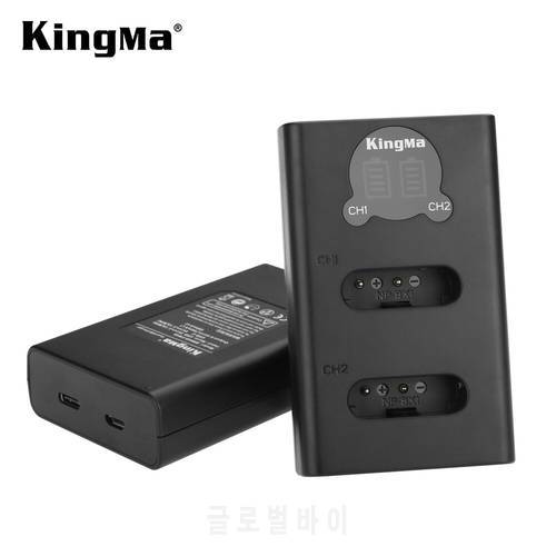 KingMa NP-BX1 NPBX1 Battery USB LCD Dual Charger Charging For Sony DSC-HX400/HX300/HX90/HX60/HX50/WX350/WX500/WX300 HDR-AS15