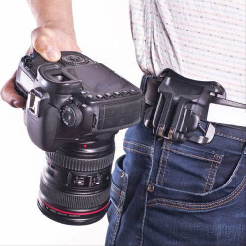 Universal Button Buckle Mounting Camera Accessories Waist Belt for Sony Canon Nikon D3100 Sony A6000 A7 DSLR Strap for Camera