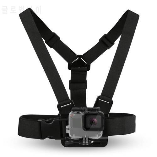 Black Durable Ultra Immersive Adjustable Harness Chest Strap Mount Chest Strap Mount Belt For Gopro Camera