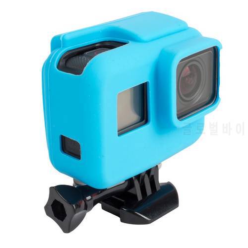 Soft Silicone Case Protection Cover Action Camera Standard Frame For GoPro Hero 5 6 7 Black Sport Camera Accessories