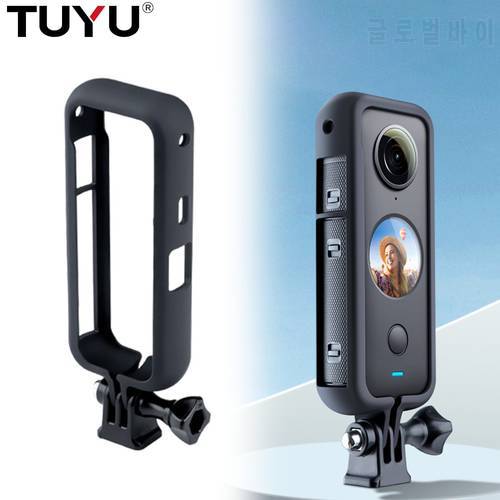 Precise Hole Full Protective Cage For Insta 360 ONE X2 Camera Housing Case Frame Bumper For Insta360 ONEX2 1/4 Threaded Ports