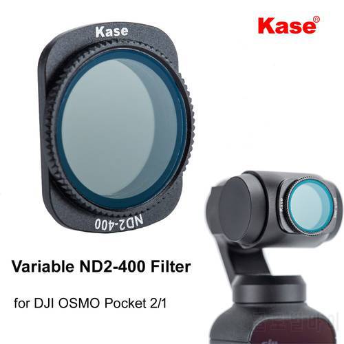 Kase Magnetic Variable ND2-400 Neutral Density Fader ND Filter ND2-ND400 Optical Glass for DJI OSMO Pocket 1/2