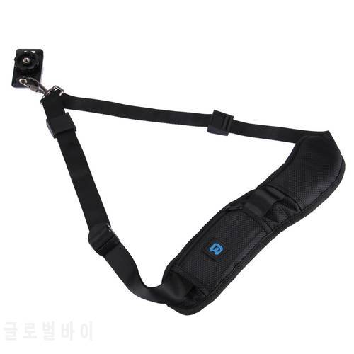 PULUZ Quick Release Anti-Slip Soft Pad Nylon Single Shoulder Camera Strap with Metal Hook for SLR / DSLR Cameras