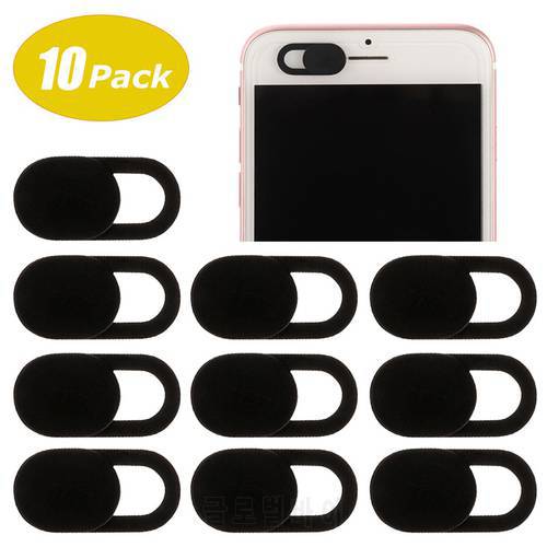 10pcs/set Computer Mobile Phone Camera Protection Privacy Plastic Cover Anti-hacker Peeping Occlusion Stickers Protective Cover