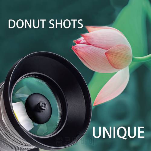 Camera Filter Colorful Glass Donut Prism Changeable Number of Subjects Camera Photography Accessories for Canon Sony 82mm 77mm