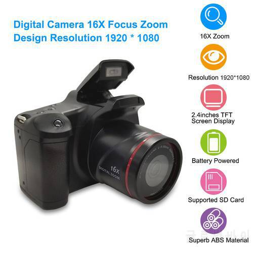 Digital Camera 16X F-ocus Zoom Design Camera1920x1080 Supported 32GB Card Portable Digital Camera For Travel Photo Taking New In