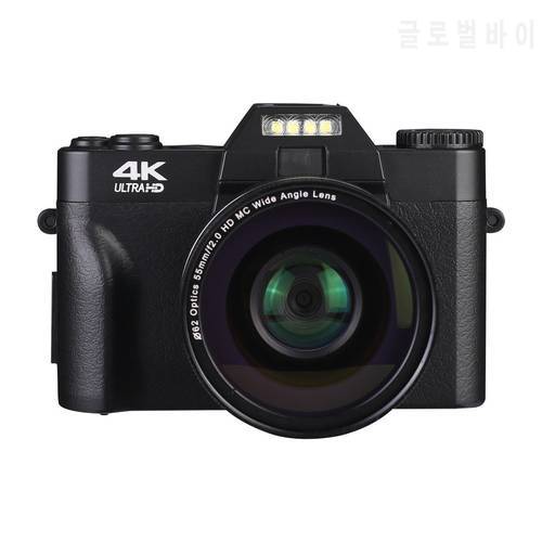 4K High Definition 16X Digital Camera Micro Single Retro With WiFi Time-lapse Shooting Professional Digital Camera Vlog