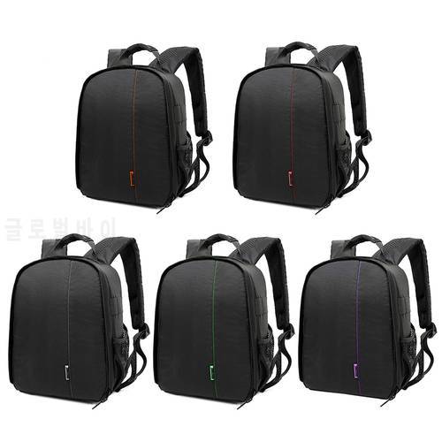 Camera Backpack Bag Waterproof Lens Case Rucksack For Canon EOS DSLR Storage Bag Portable Travel Lens Case Protective Pouch