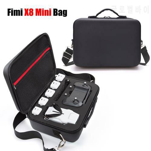 Portable Suitcase for Xiaomi Fimi X8 Mini Drone Hard EVA Travel Carrying Case Battery & Accessories Storage HandBag