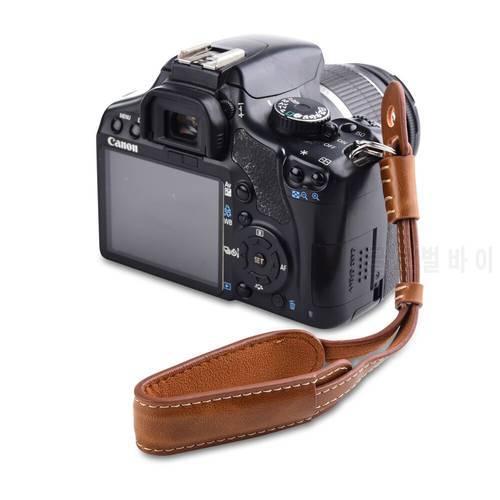 Camera PU Leather WristStrap Double Layer Hand-Grip Lanyard For Nikon Canon Sony Finepix Fuji XT3 X-T100 X30 XA10 XT10 X100 XE3