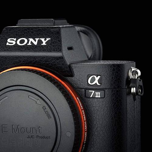 Camera Body Protective sticker Film For Sony A7RIII A7M3 A7 MarkIII A7S3 A7C A7RIV A7M4 A7II A9 Protector Skin Leather Texture