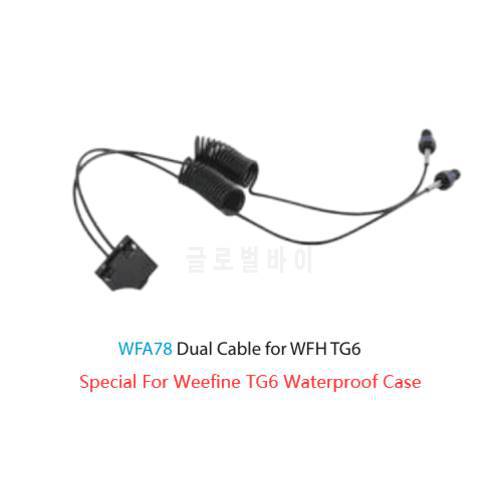 Scuba Fiber-Optic Fiber Optic Cable Diving Underwater For Weefine Olympus TG5 TG6 Waterproof Case WFA78 WFA21