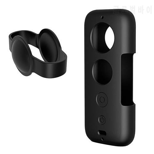 PULUZ Universal Insta360 ONE X Silicone Protective Case Lens Cover Protective Cover Camera Accessories