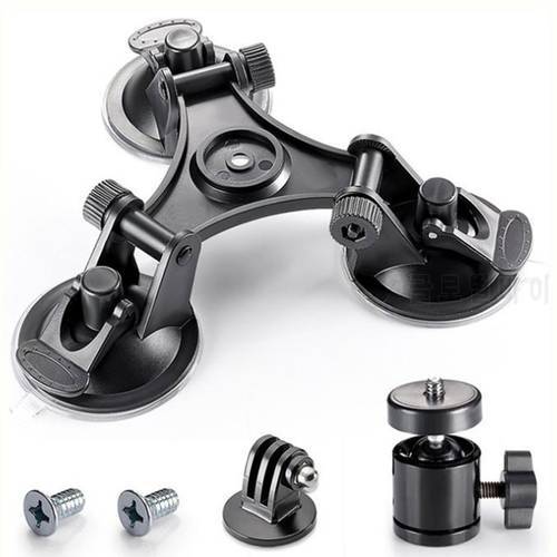 Suction Cup Low Angle Action Camera Tripod Suction Cup With Gimbal 7cm Car Suction Cup Strong Suction For Steady Shooting