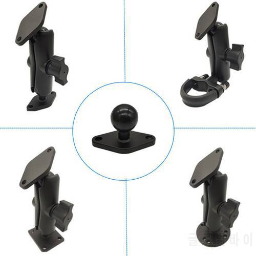 Aluminum Motorcycle Fixing Stand Plate Rubber Ball Head for Phone GPS T84D