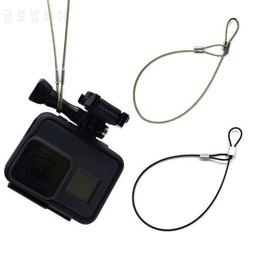 Safety Strap Stainless Steel Tether Lanyard Wrist Hand 30cm/60cm For GoPro Camera New