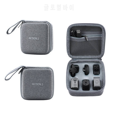 Sport Camera Storage Bag for DJI Action 2 Portable Carrying Case Organizers Waterproof Protective Box Accessory