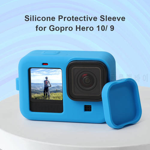 Sports Action Video Camera Silicone Case Protective Full Cover Shell Camera Accessories for GoPro Hero 10 9