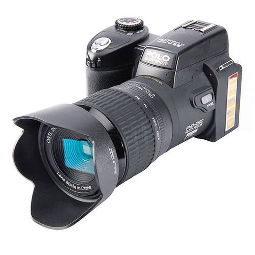 Digital Camera POLO D7100 33Million Pixel Auto Focus Professional SLR Video Camera 24X Optical Zoom with Three Lens
