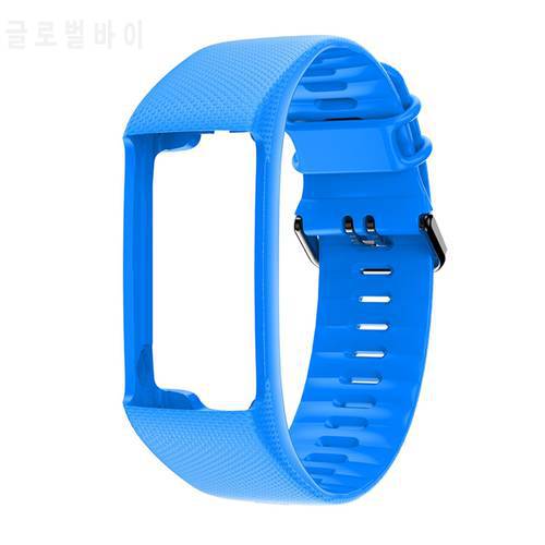 KX4A 2021 New Original Replacement Wrist Band Soft Silicone Watchband Smart Sport Watch Strap For Polar A360 A370