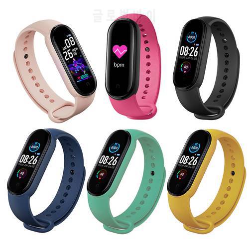 KX4A M5 Sport Fitness Tracker Smartband Smart Bracelet Blood Pressure Heart Rate Monitor Smart Band Wristband Men Women