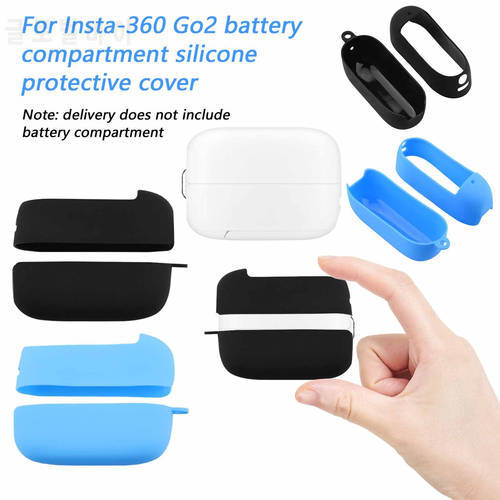 Silicone Case For Insta-360 Go 2 Camera Battery Box Charging Compartment Protective Cover Shockproof Sleeve Case Cover In Stock
