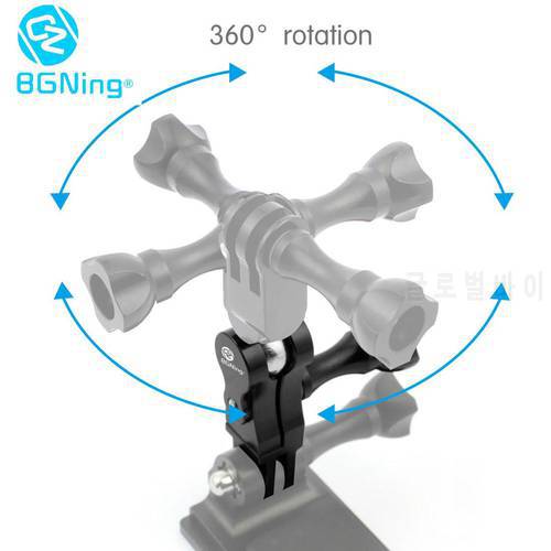 BGNing Adjustable 360Degree Rotation Extension Arm Action Camera Mount Adapter Connector for Gopro Hero 10 9 8 7 6 5 for YI 4K