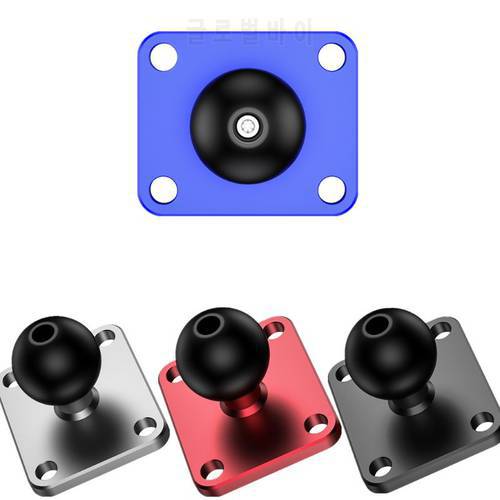 1x Aluminum Alloy Square Mounting Base with 1 Inch Ball Head Mount for Zumo 400/450/500/550/660 Rider GPS for Motorcycle Bicycle