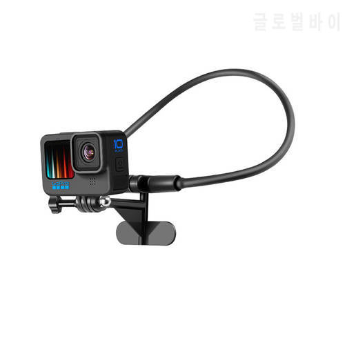 For Gopro 10 /9/8/7/6/5/4/3 Dji Action 2 /1 Insta360 Camera Phone Neck Bracket Hanging First-person Shooting Holder Accessories