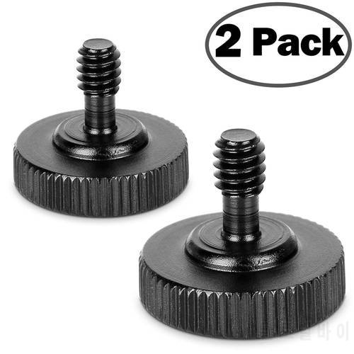 Hot-Thumb Screw Camera Quick Release 1/4 inch Thumbscrew L Bracket Screw Mount Adapter Bottom 1/4 inch-20 Female Thread (Pack of