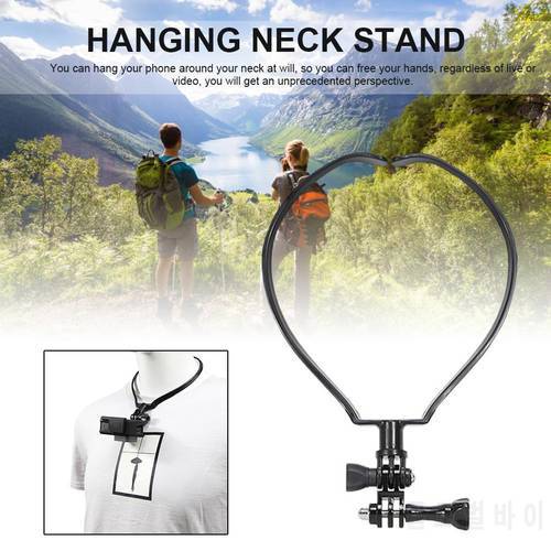 Yiwa Hanging Stand Sports Camera Neck Chest Fixed Base Camera Accessories for Gopro Action Camera r30