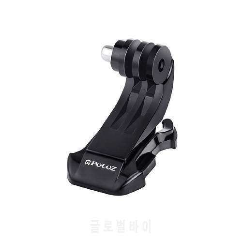 PULUZ Camera J-shaped Helmet Base Mount Adapter for GoPro HERO5 /4 Session /4 /3+ /3 /2 /1 Camera Accessaries