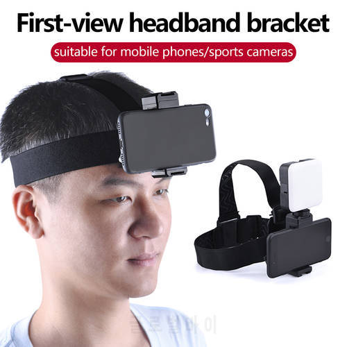 Adjustable Elastic Headband Head Band Strap Bracket for Go Pro Mobile Phones Sport Cameras with 7-10cm Width Sport Accessories