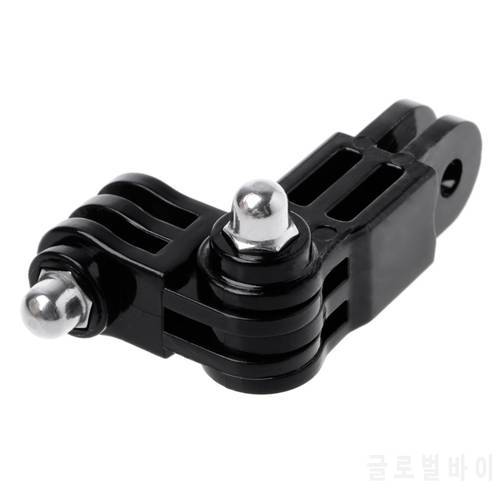Prolong Extension Connector Adapter 3-Way Pivot Arm Helmet Mount for gopro 5/4/3