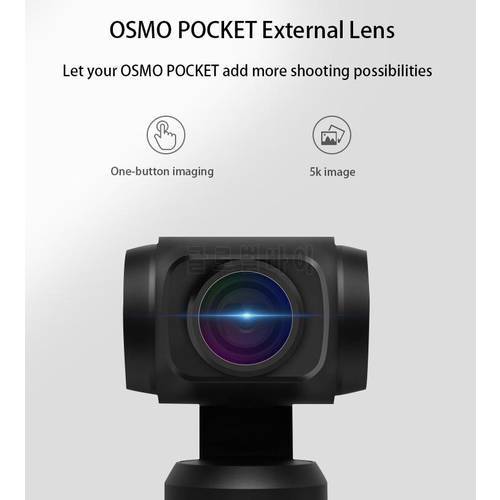 Yiwa Camera Lens Wide-angle Fisheye Macro Lens for DJI OMSO Pocket Camera Vertical Magnetic Lens Accessory r30