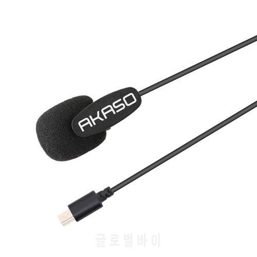External Microphone for AKASO V50X Action Camera Mic Only