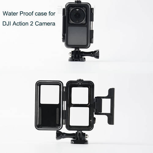 Waterproof Box For DJI Osmo Action 2 Diving Housing Case Dive Device Cover Shell 60m Underwater for Sports Camera Accessories