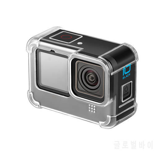 Anti-Clear Cover Protection Case with Tempered Film for GoPro Hero 10 9 Black Camera Silicone Case for gopro hero 10 9