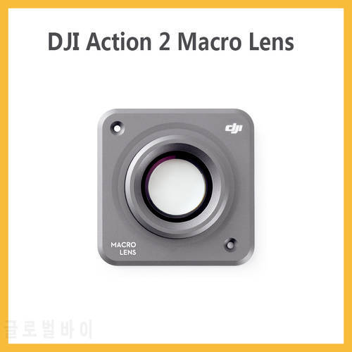 Original DJI Action 2 Macro Lens for creative close-up shots filled with sharper detail for DJi Action 2 accessories