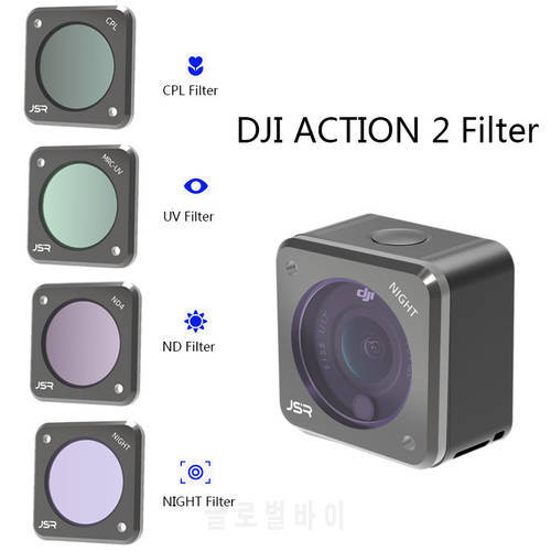DJI ACTION 2 Len Filters UV CPL ND 4 8 16 32 Camera Filter for DJI ACTION 2 Accessories Neutral Filter