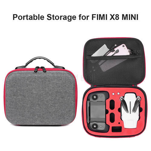 Travel Portable Case Carrying Storage Bag for FIMI X8 Mini Drone Remote Control Shockproof Tote Handbag Drone Accessories