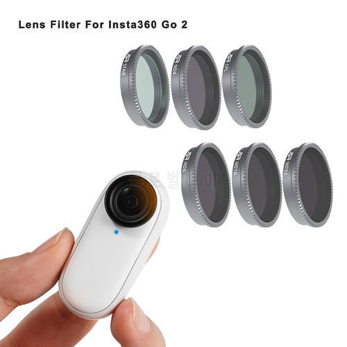 Glass MCUV CPL ND4 ND8 ND16 ND32 Night Lens Filter Guard Neutral Density Protector for Insta360 GO 2 GO2 Action Camera