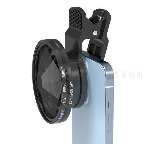 KnightX mobile phone Prism LENS Filter 58mm UV CPL ND accessories photography Macro Lens lens For iPhone 11 12 13 Xiaomi Samsung