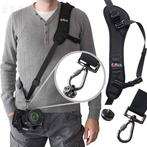 Camera Strap Sling with Quick Release Plate Adjustable Comfortable Neck Shoulder Belt DSLR SLR For Nikon Canon Sony