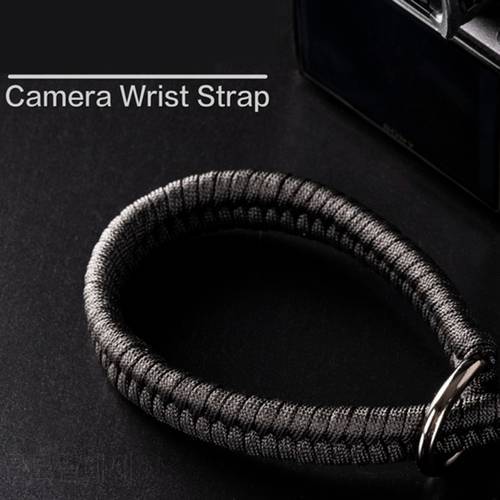 R91A Camera Strap Camera Wrist Strap Hand Grip Paracord Braided Wristband for Sony Pentax Panasonic DSLR Camera Rope