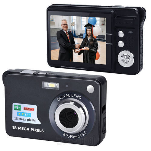 POSSRAB 2.7 inch LCD digital camera, 18MP photo 720P video HD Camcorder, ultra-thin design