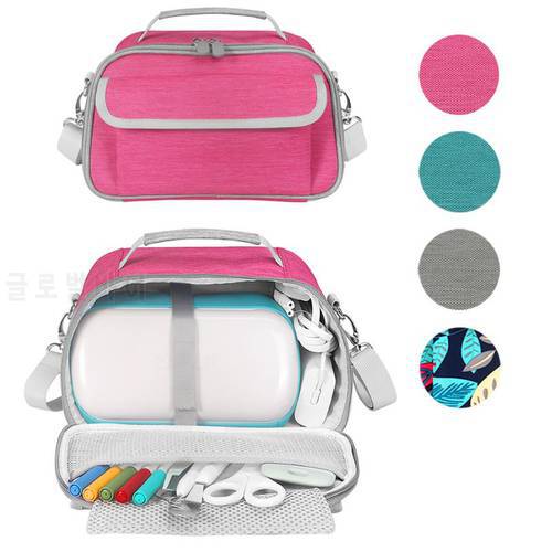 Travel Portable Handbags with Pockets Carrying Case Cover Storage Box Shulder Bag for Cricut Joy Machine and Accessories