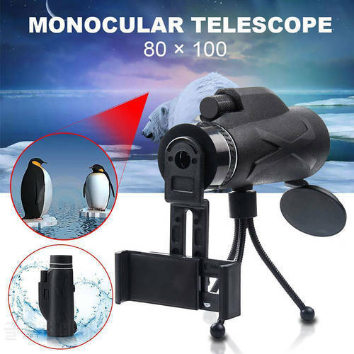 Monocular Telescope Powerful Zoom Scope Military Hunting Optical Professional Hiking Display For Smartphones Mobile Phone