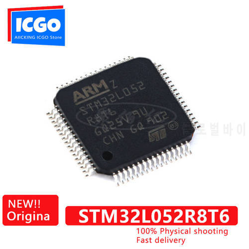 (1piece)100% original STM32L052R8T6 LQFP64 MCU NEW